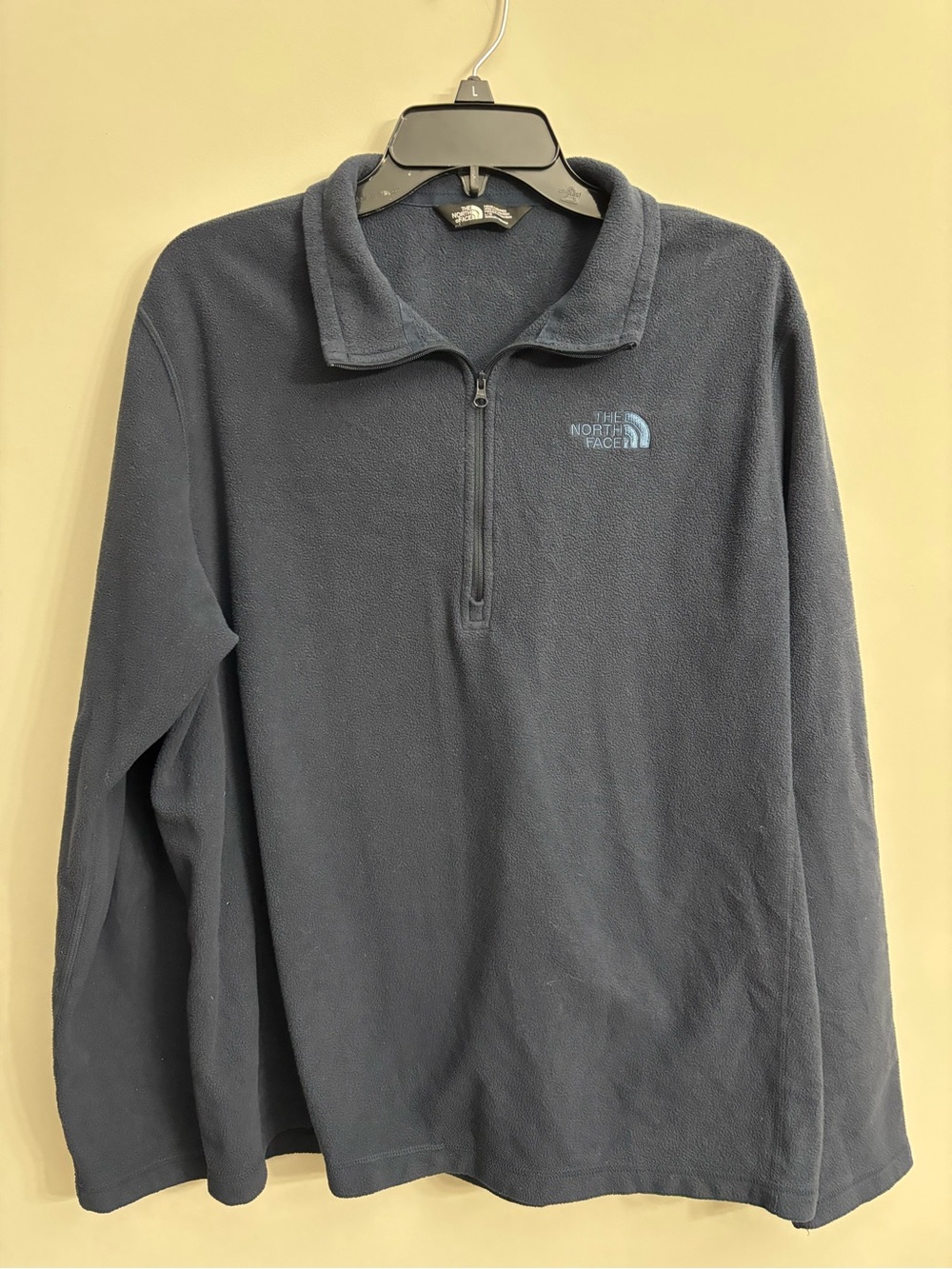 The North Face Men's Dark Navy Quarter-Zip Fleece Pullover